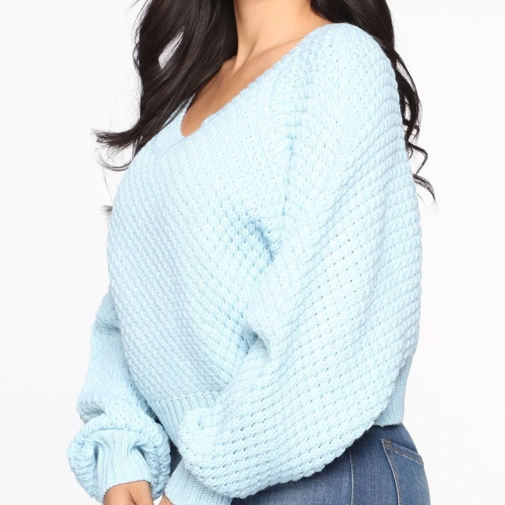 Blue sweater - Picture 4 of 5